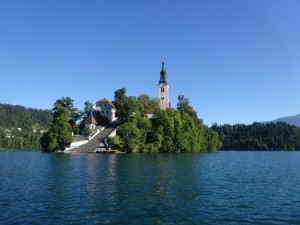 1-1スロベニア　ブレッド湖　聖母被昇天教会